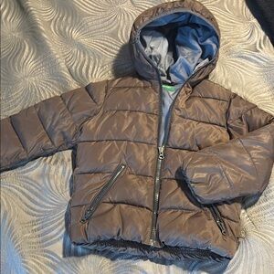United Colors of Benetton Kids Brown Hooded Jacket